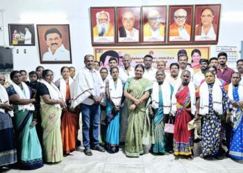 தூத்துக்குடி பிஜேபினர் அமைச்சர் கீதாஜீவன் முன்னிலையில் திமுகவில் ஐக்கியம்