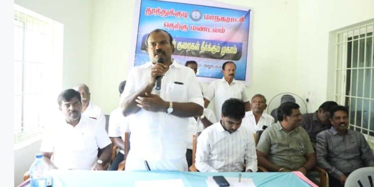 கொடுத்த வாக்குறுதியை 60 வார்டு பகுதியிலும் நிறைவேற்றுவேன் தெற்கு மண்டலத்தில் நடைபெற்ற குறைதீா்க்கும் முகாமில் மேயர் ஜெகன் பொியசாமி பெருமிதம்