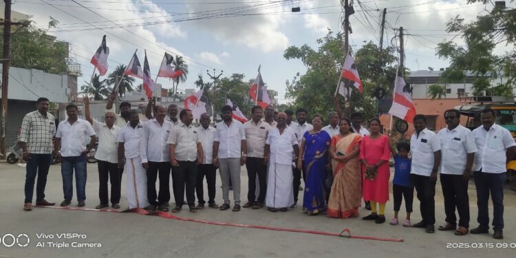 எடப்பாடி பழனிசாமியை மீண்டும் முதல்வராக்க அயராது உழைக்க வேண்டும் :   செங்கல்பட்டில் நடைபெற்ற பாக கிளை கழக உறுப்பினர்கள் ஆலோசனைக் கூட்டத்தில் முன்னாள் அமைச்சர்    சி.த. செல்லப்பாண்டி யன் பேச்சு!!!