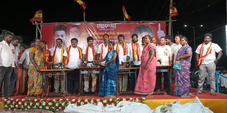 தவெக தலைவர் விஜய் 51ஆவது பிறந்தநாள் விழா தூத்துக்குடியில் கோலாகலம் : மத்திய மாவட்டம் சார்பில் ரூ 10 லட்சம் மதிப்பீட்டில் மெகா நலத்திட்டம் வழங்கி அசத்தினார் மாவட்டச் செயலாளர் எஸ்டிஆர் சாமுவேல்ராஜ்!!