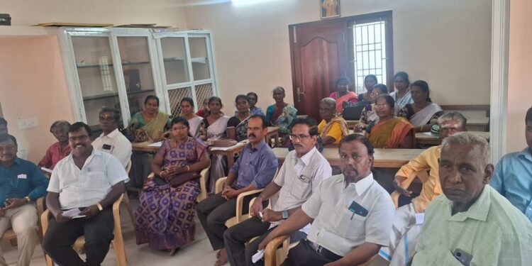 தூத்துக்குடி வணிகவியல் பள்ளிகள் சங்கத்தின் பொதுக்குழு கூட்டம் நடைபெற்றது.