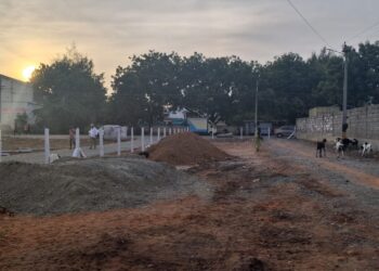 தூத்துக்குடி மாநகராட்சி பகுதியான துரைக்கனி நகர் குடியிருப்பு பகுதியில் பொது சாலை ஆக்கிரமிப்பு: மேயர், ஆணையர் நடவடிக்கை எடுக்க பொதுமக்கள் கோரிக்கை!