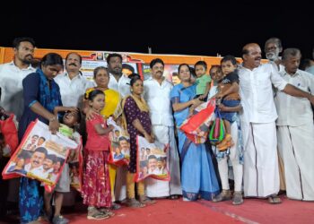 கலைஞர் பிறந்தநாளை முன்னிட்டு மதுரை தெற்கு மாவட்ட திமுக மகளிரணி சார்பில் நலத்திட்ட உதவிகள்