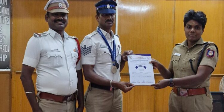 மாநில அளவிலான தடகளப் போட்டி காரைக்குடியில் நடைபெற்றது..