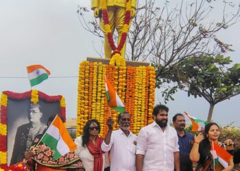 நேதாஜி சுபாஷ் சந்திர போஸ் பிறந்தநாளை தேசபக்தி நாளாக அறிவிக்க வேண்டும் : நேதாஜி பிறந்தநாள் விழாவில் ஐஜேகே தலைவர் டாக்டர் ரவி பச்சமுத்து கோரிக்கை…