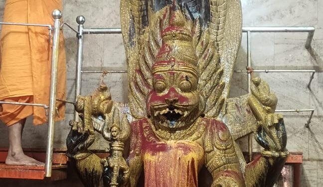 தூத்துக்குடி ஸ்ரீசித்தர் பீடத்தில் மாசி மாத அமாவாசை வழிபாடு : ஸ்ரீபிரத்தியங்கிராதேவிக்கு பால்,தயிர், இளநீர் உட்பட 16 வகையான அபிஷேகம் மற்றும் யாகம் நடைபெற்றது