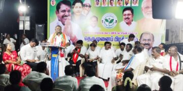 எம்ஜிஆர், ஜெயலலிதா ஆட்சியின் சாதனைகள் மீண்டும் தமிழகத்தில் தொடர எடப்பாடியார் ஆட்சி அமைய வேண்டும் – தூத்துக்குடி பிரச்சாரத்தில் முன்னாள் அமைச்சர் சி.த.செல்லப்பாண்டியன் பேசினார்.