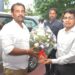தூத்துக்குடி வருகை தந்த அமைச்சர் மதன் ராஜாவுக்கு மாவட்ட ஆட்சியர், எஸ்பி ஆகியோர் பூங்கொத்து கொடுத்து வரவேற்பு!